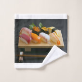 Classic Sushi Towel Set – Japanese Harmony Bad Handdoek (Wasdoekje)