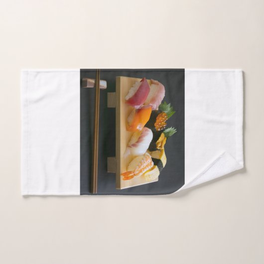 Classic Sushi Towel Set – Japanese Harmony Bad Handdoek (Handdoek)