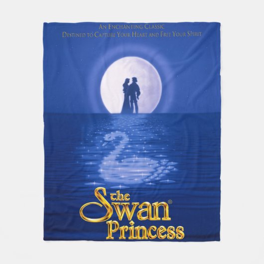 Classic Swan Princess Fleece Blanket (Voorkant)
