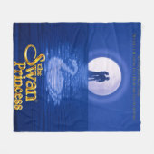 Classic Swan Princess Fleece Blanket Deken (Voorkant (Horizontaal))