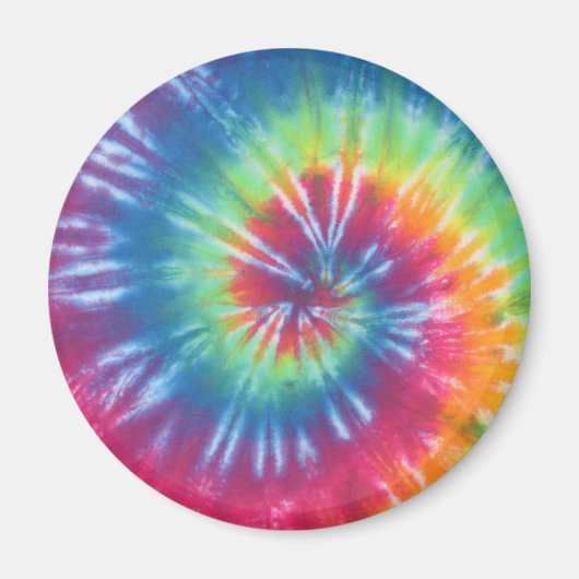 Classic Swirl Tie Dye Magnets Magneet (Voorkant)