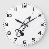 Classic Syringe Sketch Medical Equipment Grote Klok (Voorkant)