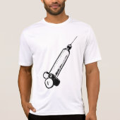 Classic Syringe Sketch Medical Equipment T-shirt (Voorkant)