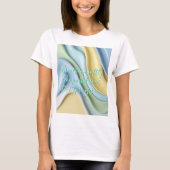 Classic t-shirt in stylish abstract graphic (Voorkant)