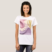 Classic t-shirt in stylish abstract graphic (Voorkant volledig)