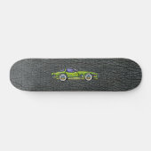Classic T Top Corvette & Shark Skin Art Persoonlijk Skateboard (Horizontaal)