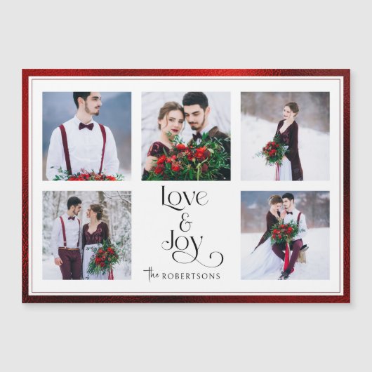 Classic Tailored Love & Joy Typography 5-foto (Voorkant)