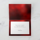 Classic Tailored Love & Joy Typography 5-foto Feestdagen Kaart (Binnen)