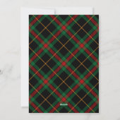 Classic Tartan Christmas Card | Photo Collage Feestdagenkaart (Achterkant)