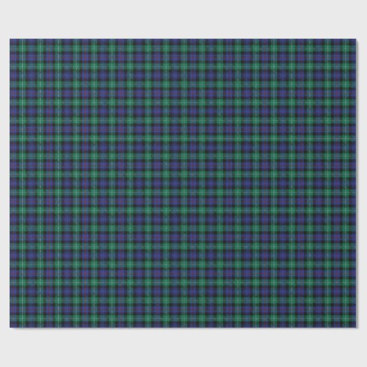 Classic tartan in blue cadeaupapier (Vlak)