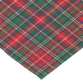 Classic Tartan Plaid Christmas Korte Tafelloper (Hoek)