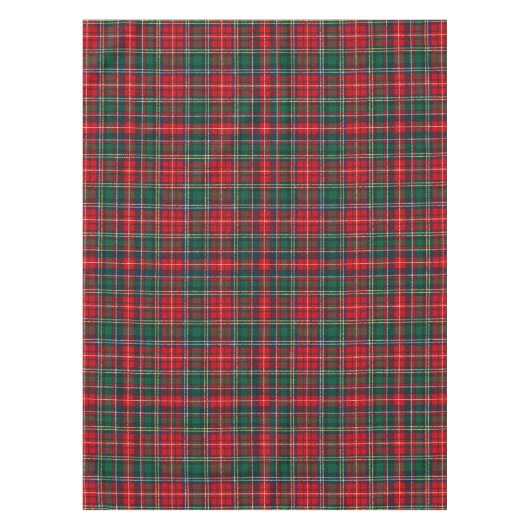 Classic Tartan Plaid Christmas Tafelkleed (Voorkant)