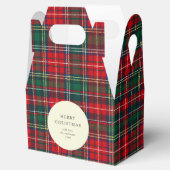 Classic Tartan Plaid Holiday Cookie Bedankdoosjes (Geopend)