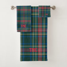 Classic Tartan Pset-kerstInitialen Preppy