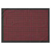Classic Tartan Tablecloth Rood Zwart voor Feestdag Tafelkleed (Voorkant (Horizontaal))