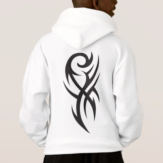 Classic Tattoo Inspired Line Art Design (Achterkant)