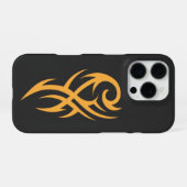 Classic Tattoo Inspired Line Art Design iPhone Hoesje (Achterkant horizontaal)