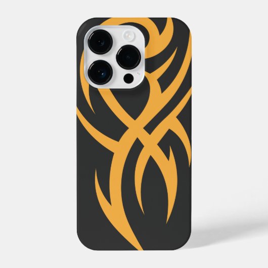 Classic Tattoo Inspired Line Art Design iPhone Hoesje (Achterkant)