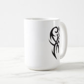 Classic Tattoo Inspired Line Art Design Koffiemok (Voorkant rechts)