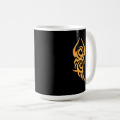 Classic Tattoo Inspired Line Art Design Koffiemok (Voorkant rechts)