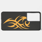 Classic Tattoo Inspired Line Art Design Samsung Galaxy Hoesje (Achterkant horizontaal)