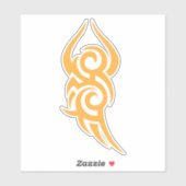 Classic Tattoo Inspired Line Art Design Sticker (Vel)