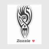 Classic Tattoo Inspired Line Art Design Sticker (Vel)