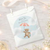 Classic Teddy Bear Pastel Baby shower Bedankzakje (Geknipt)
