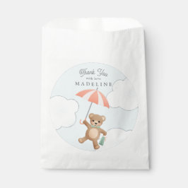 Classic Teddy Bear Pastel Baby shower Bedankzakje
