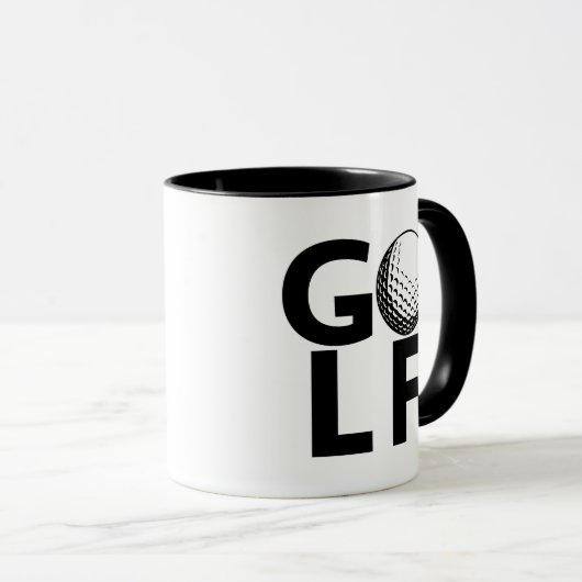 Classic  Teeing It Up Golf Mok (Voorkant rechts)