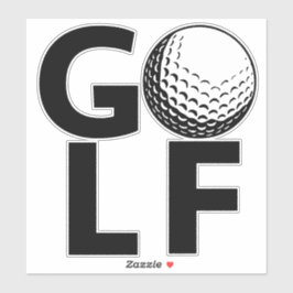 Classic  Teeing It Up Golf Sticker