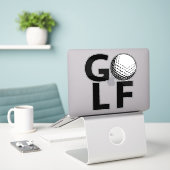 Classic  Teeing It Up Golf Sticker (Laptop op bureau)