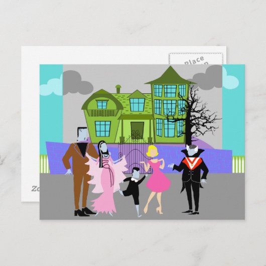 Classic Television Monsters Briefkaart (Voorkant / Achterkant)