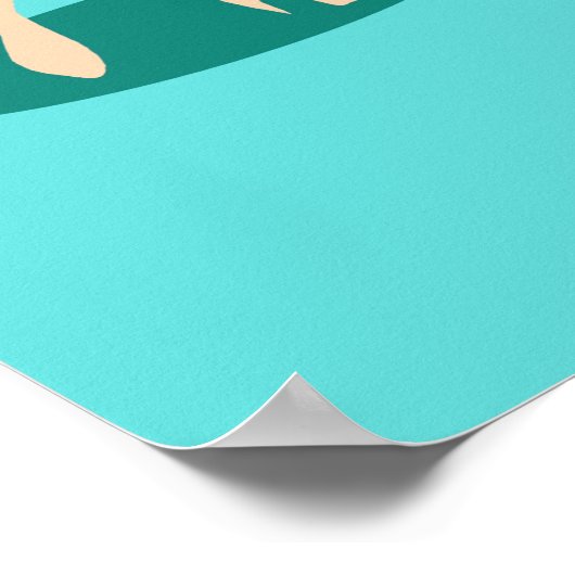 Classic Television Poster uit 1950 (Hoek)