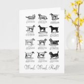 CLASSIC TERRIER DOG VERJAARDAG WENS KAART (Gele Bloem)