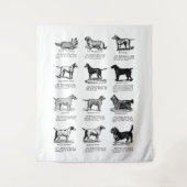 CLASSIC TERRIER HONDENRASSEN WANDKLEED (Voorkant)