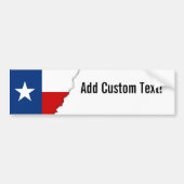 Classic Texas State Flag Bumpersticker (Voorkant)