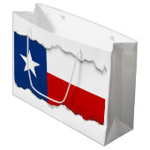 Classic Texas State Flag Groot Cadeauzakje (Voorkant Gekanteld)