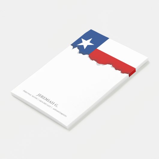 Classic Texas State Flag Post-it® Notes (Schuin)
