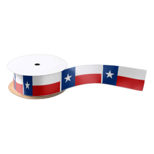 Classic Texas State Flag Satijnen Lint