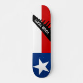 Classic Texas State Flag Skateboard (Voorkant)