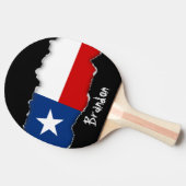 Classic Texas State Flag Tafeltennisbatje (Zijkant)
