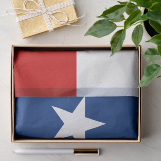 Classic Texas State Flag Tissuepapier (Geschenk)