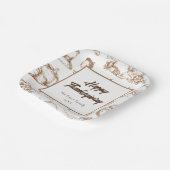 Classic  Thanksgiving Minimalistische rustiek Papieren Bordje (Gebogen)