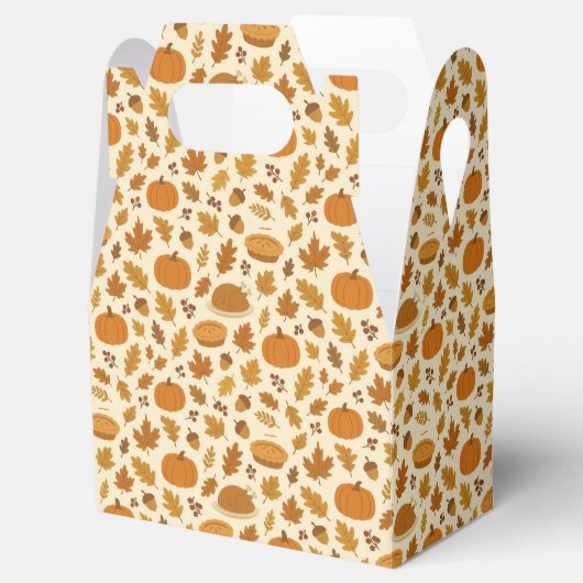 Classic Thanksgiving patterned  Bedankdoosjes (Geopend)