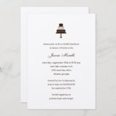 Classic Tiered Cake Bridal Shower Kaart (Voorkant / Achterkant)