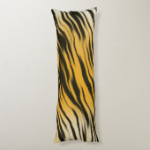Classic Tiger Stripes Print Pattern Lichaamskussen (Achterkant (Verticaal))