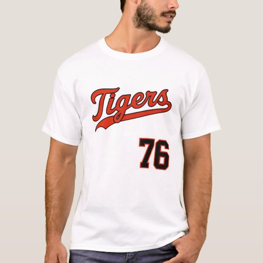Classic Tigers-honkbal '76 T-shirt (Voorkant)