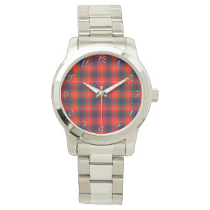 Classic Timeless Clan Abernethy Pset Tartan Gift Horloge