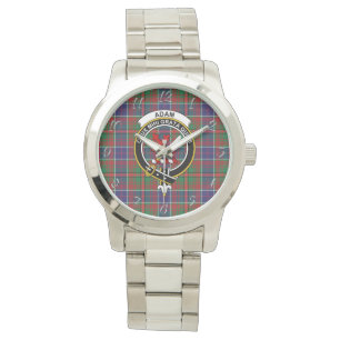 Classic Timeless Clan Adam Ancient Tartan Gi Horloge